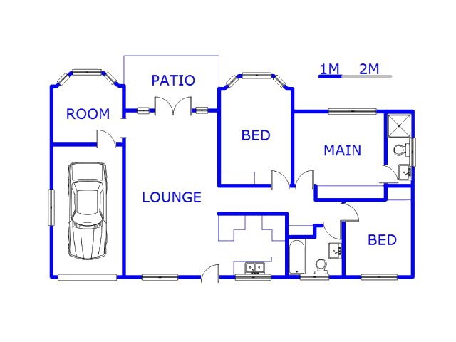 Floor plan of the property in Lincoln Meade