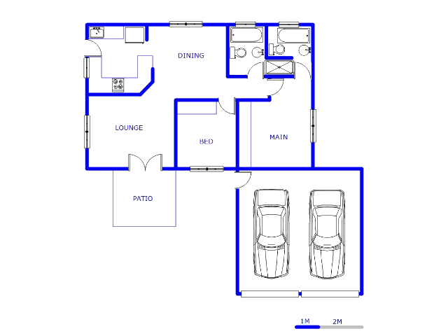 Floor plan of the property in Bellairspark