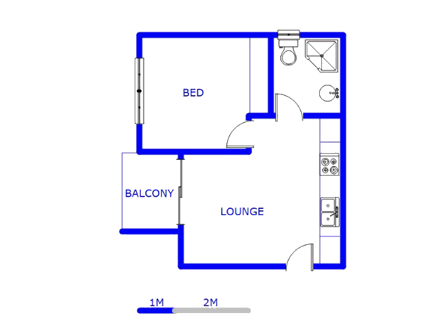 Ground Floor - 41m2 of property for sale in Zwartkoppies