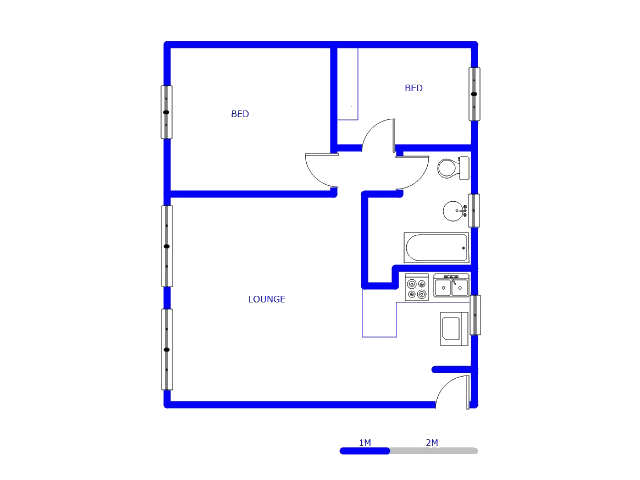 Floor plan of the property in Ravenswood