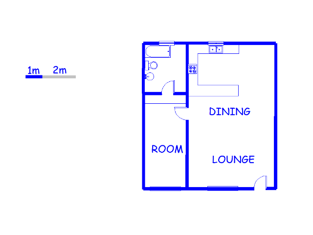 Floor plan of the property in Sunnyside