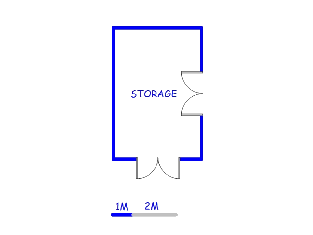 Floor plan of the property in Calvinia