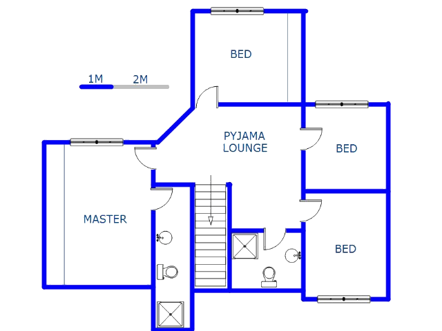 1st Floor - 81m2 of property for sale in The Wilds Estate