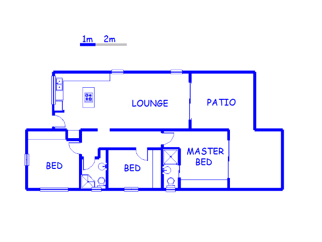 Floor plan of the property in Margate