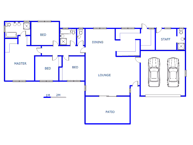 4 Bedroom House Floor Plans South Africa Modern House