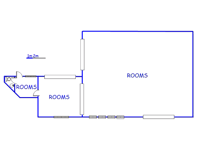 Floor plan of the property in Pretoria North