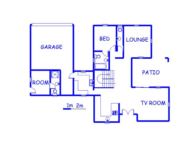 Floor plan of the property in Savannah Country Estate