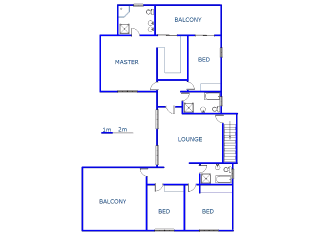 1st Floor - 229m2 of property for sale in Boardwalk Meander Estate