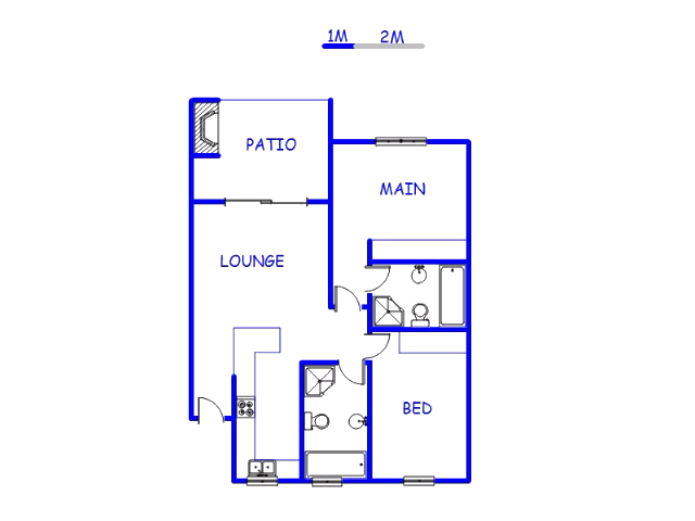 Floor plan of the property in Ravenswood