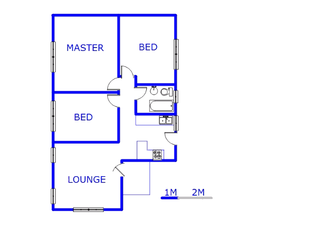 Ground Floor - 86m2 of property for sale in Bram Fischerville