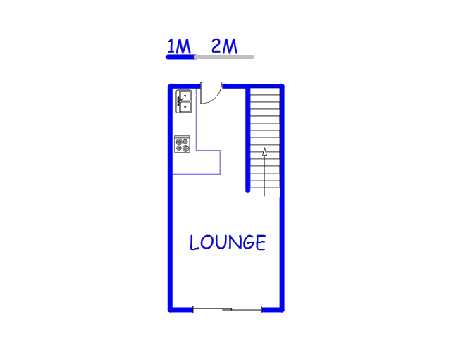 Floor plan of the property in Emalahleni (Witbank) 