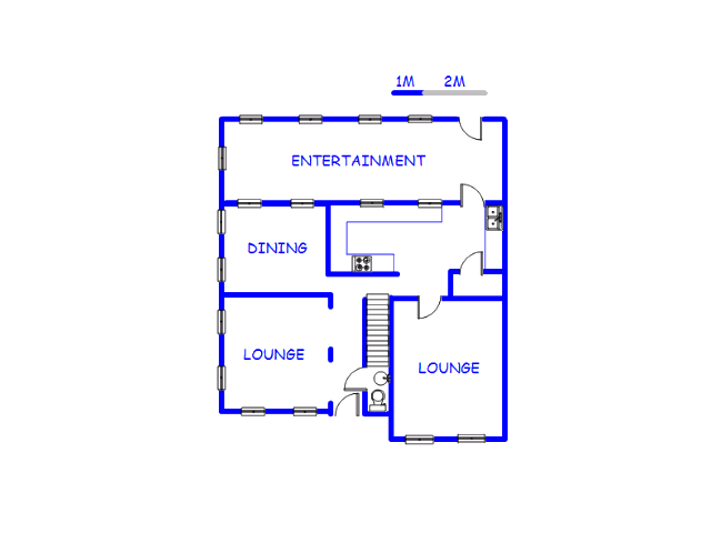 Floor plan of the property in Dalpark