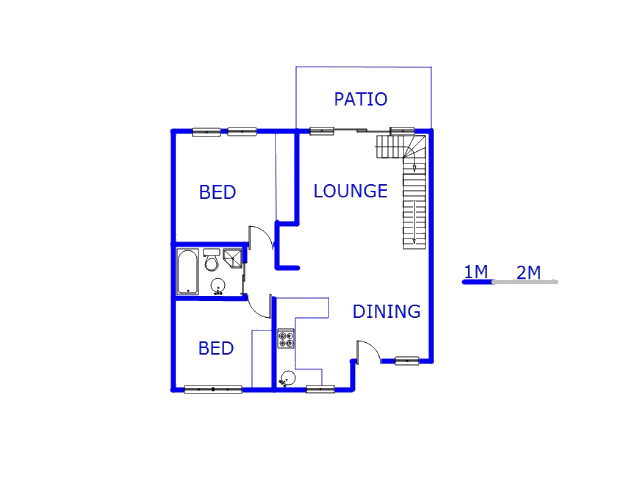 Floor plan of the property in Kengies