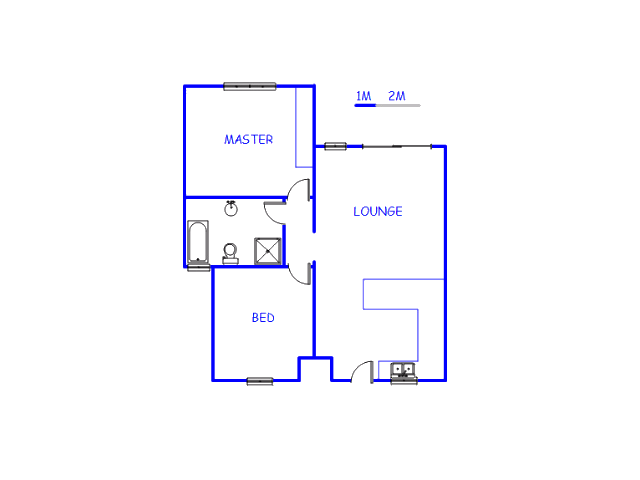 Floor plan of the property in Karenpark