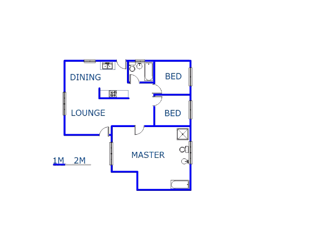 Floor plan of the property in Ennerdale