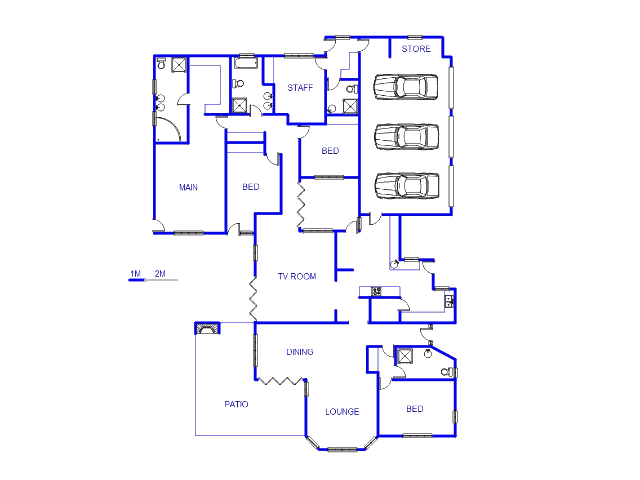 Floor plan of the property in The Wilds Estate