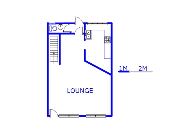 Floor plan of the property in Primrose