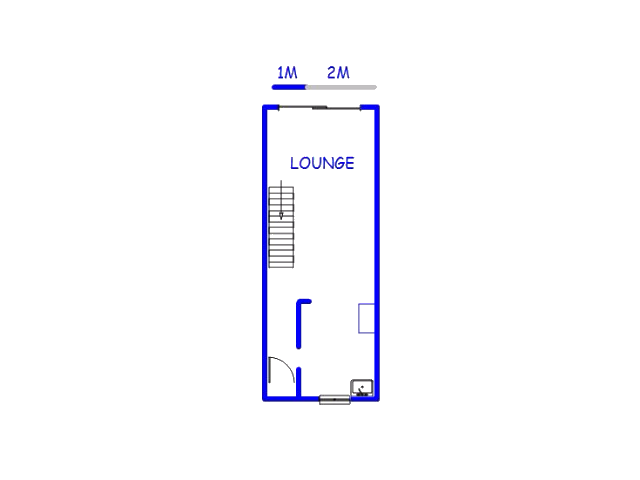 Floor plan of the property in Germiston