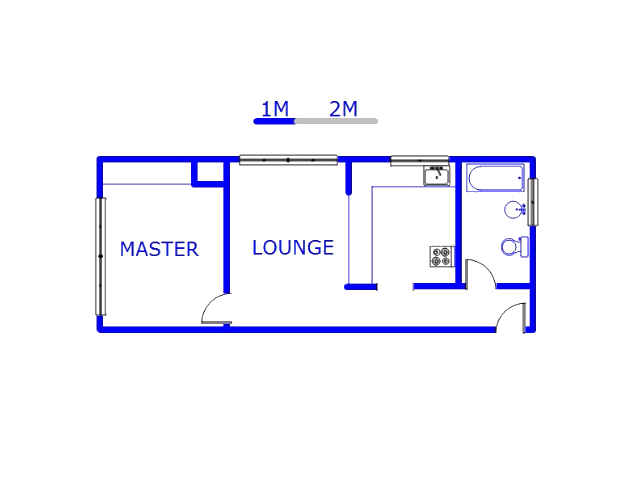 Floor plan of the property in Horison