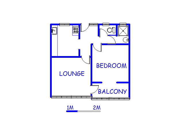 Floor plan of the property in Isipingo Beach