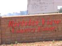 Land for Sale and to Rent for sale in Rietvallei