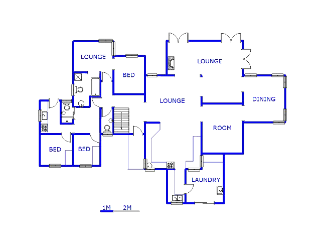 Floor plan of the property in Morningside