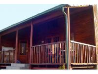 Patio of property in Clarens