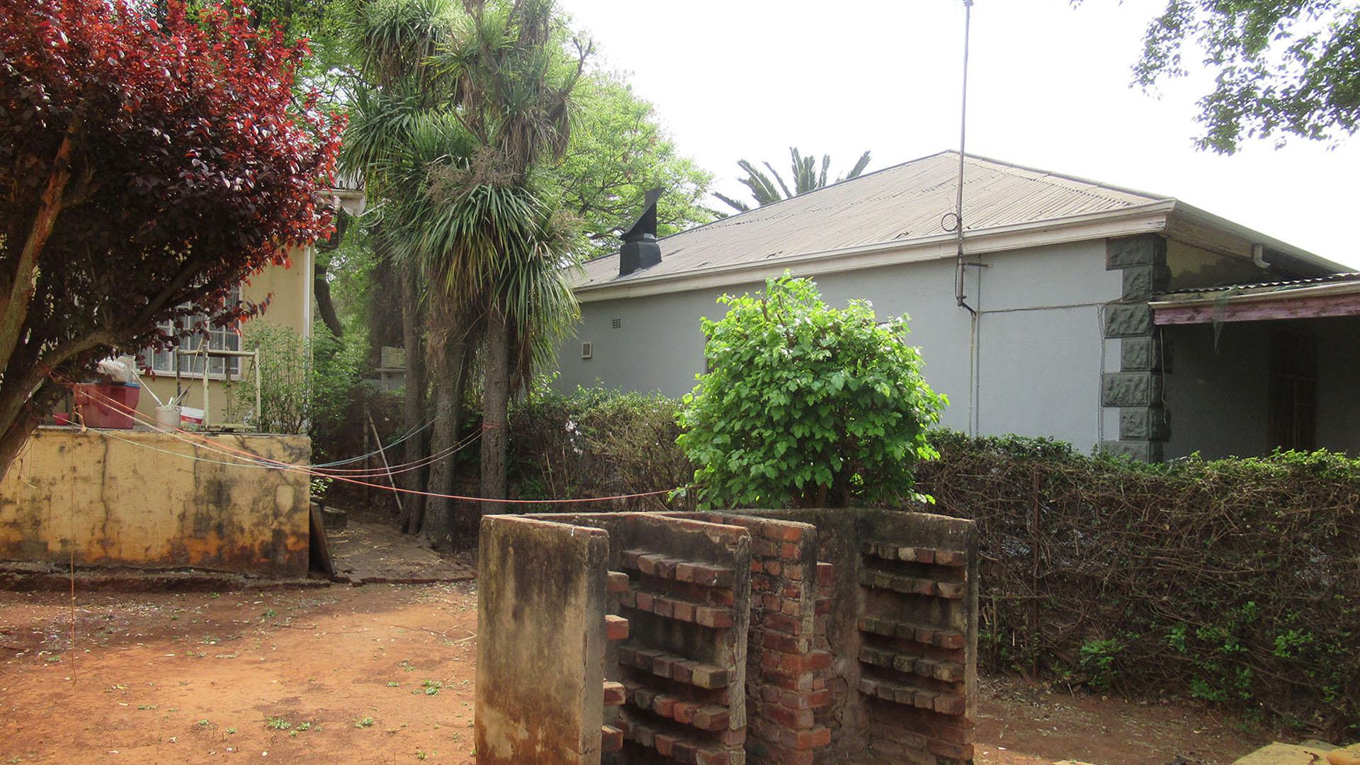 Backyard of property in Bezuidenhout Valley