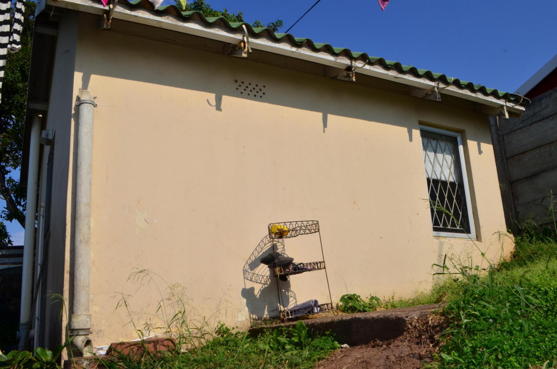 Backyard of property in Port Shepstone