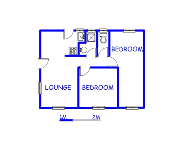 Floor plan of the property in Umkomaas