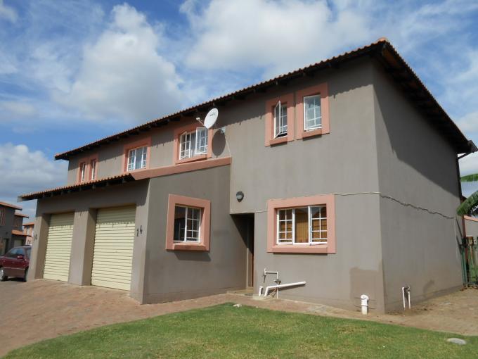 3 Bedroom Duplex for Sale For Sale in Rustenburg - Private Sale - MR108684