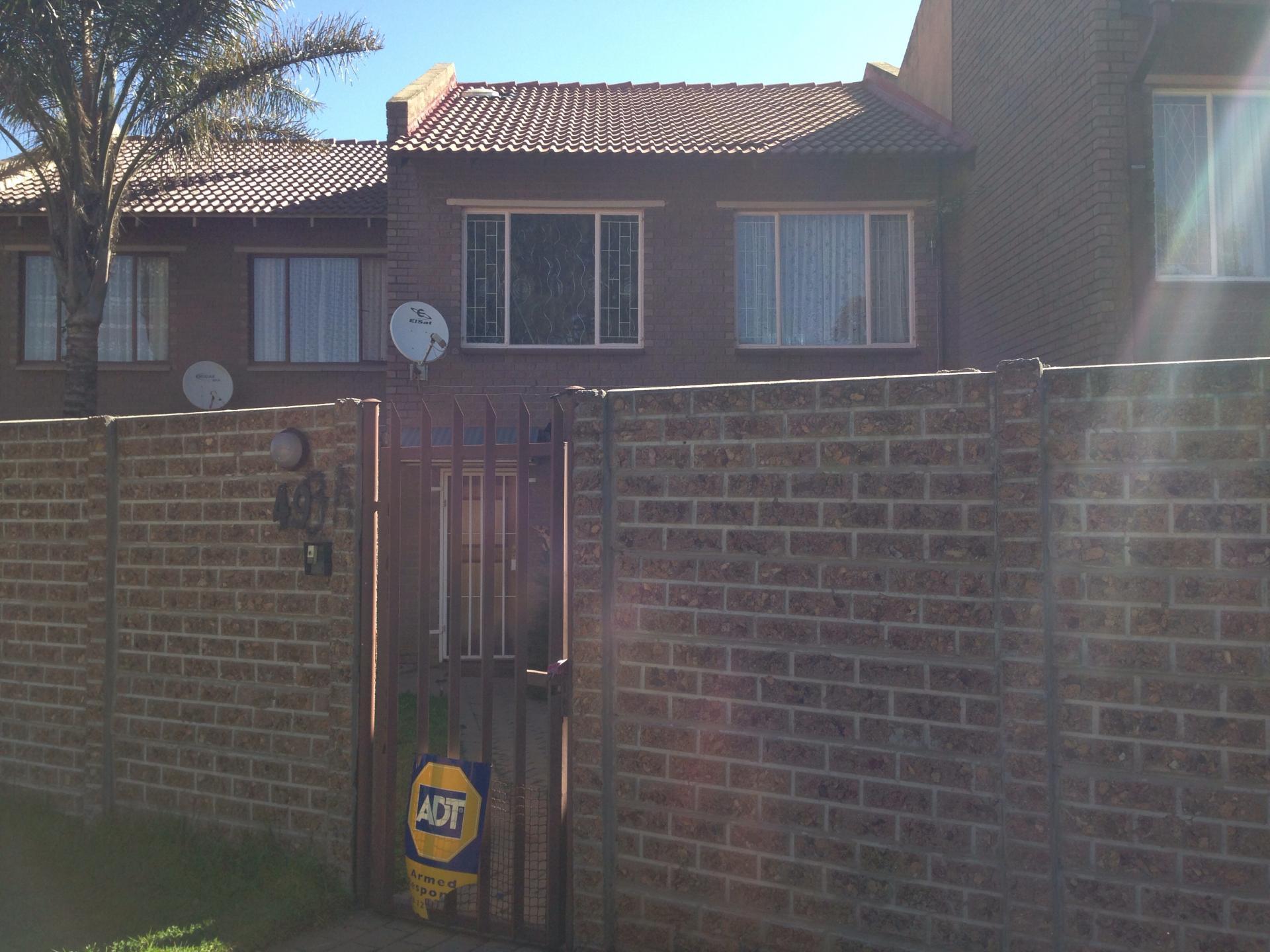 Front View of property in Sophiatown