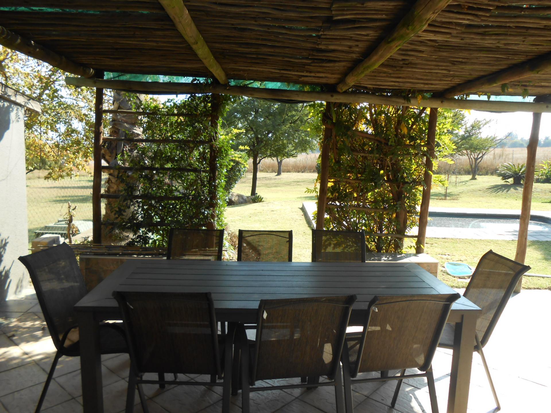 Backyard of property in Glen Austin AH (Midrand)