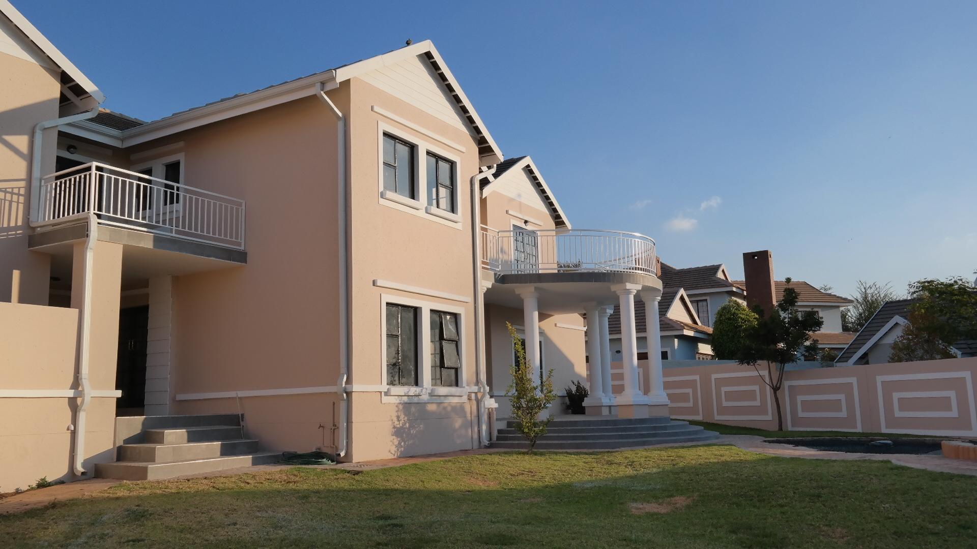 Backyard of property in Woodlands Lifestyle Estate