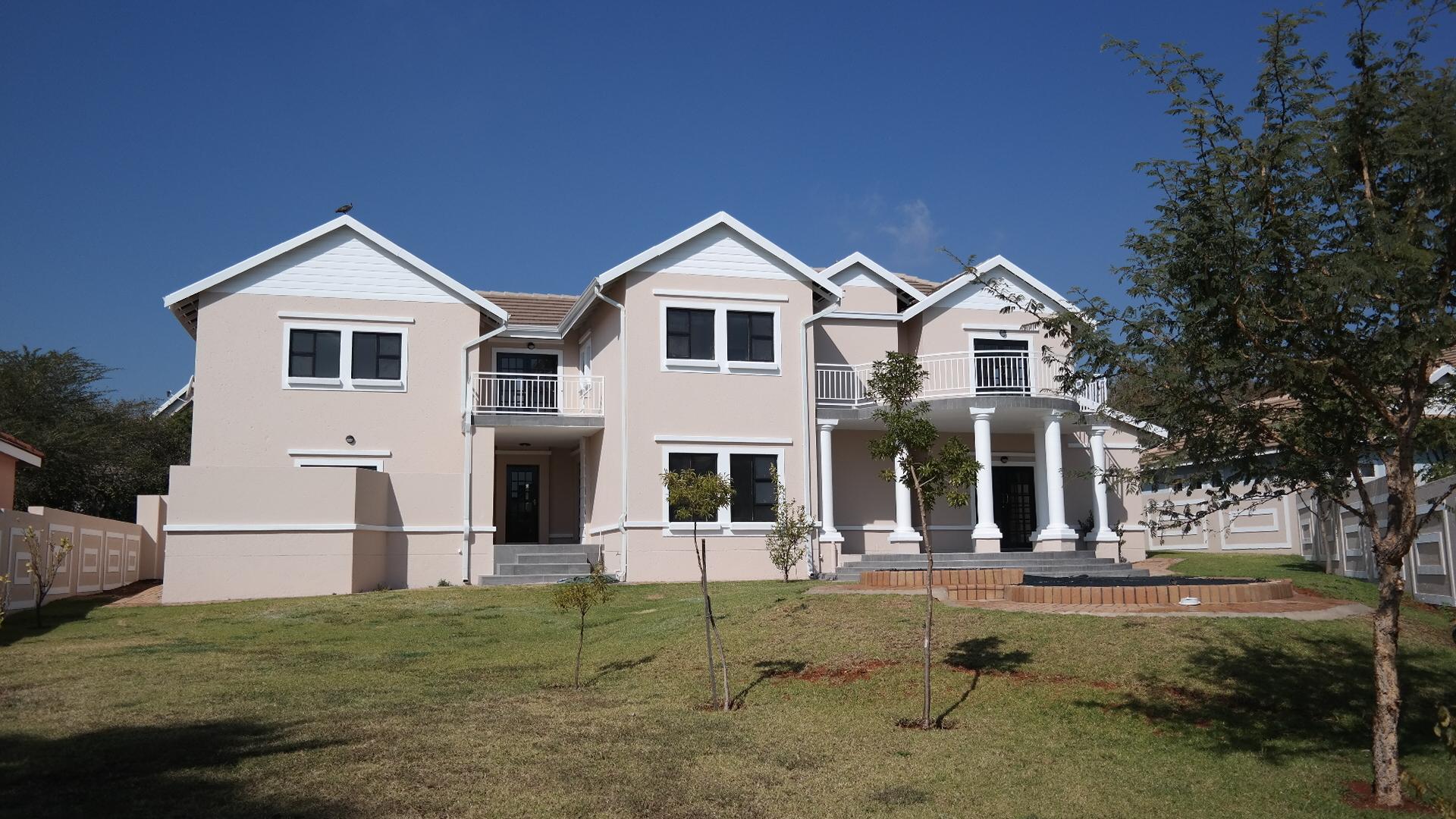 Backyard of property in Woodlands Lifestyle Estate