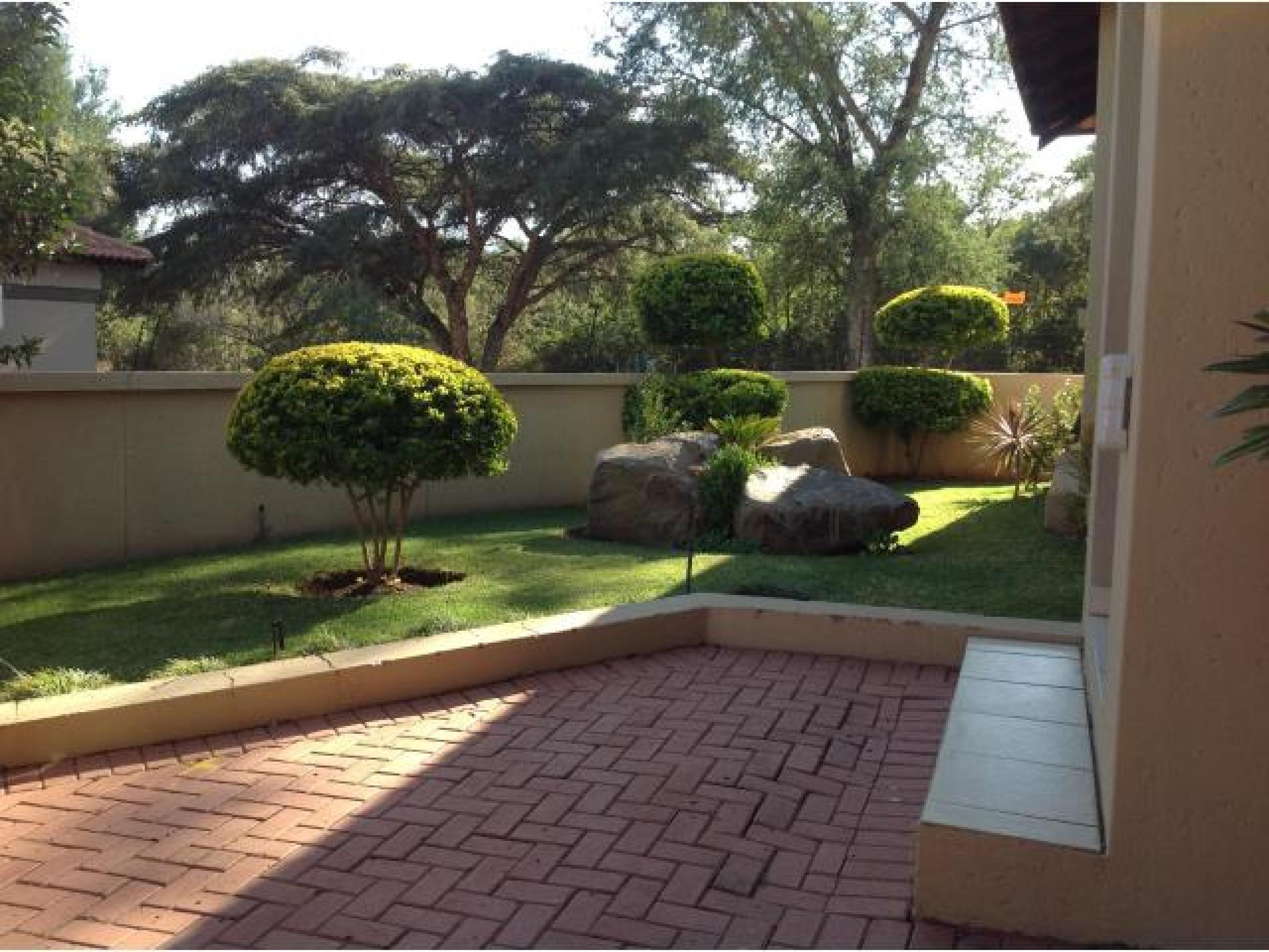 Backyard of property in Brits