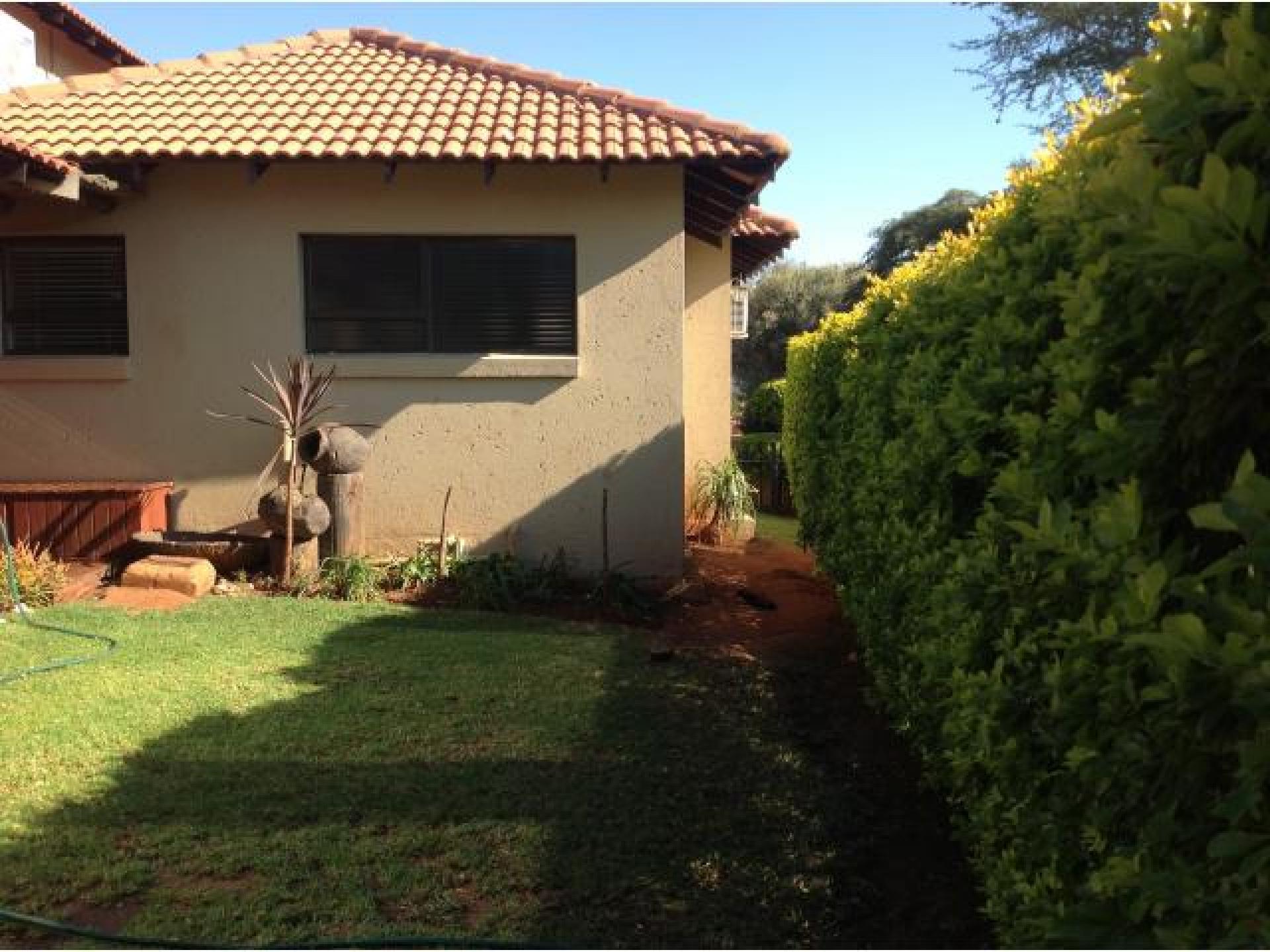 Backyard of property in Brits