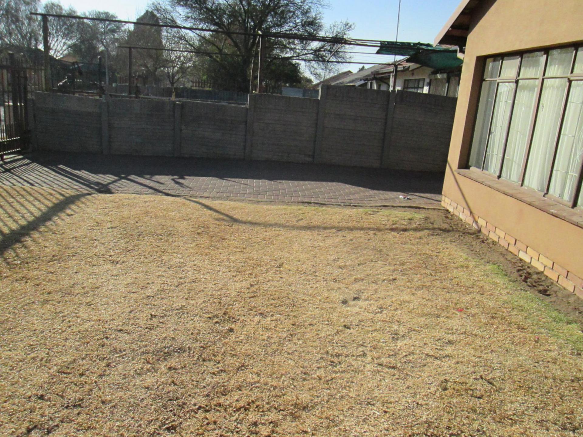 Backyard of property in Secunda