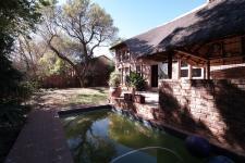 Backyard of property in Silver Lakes Golf Estate