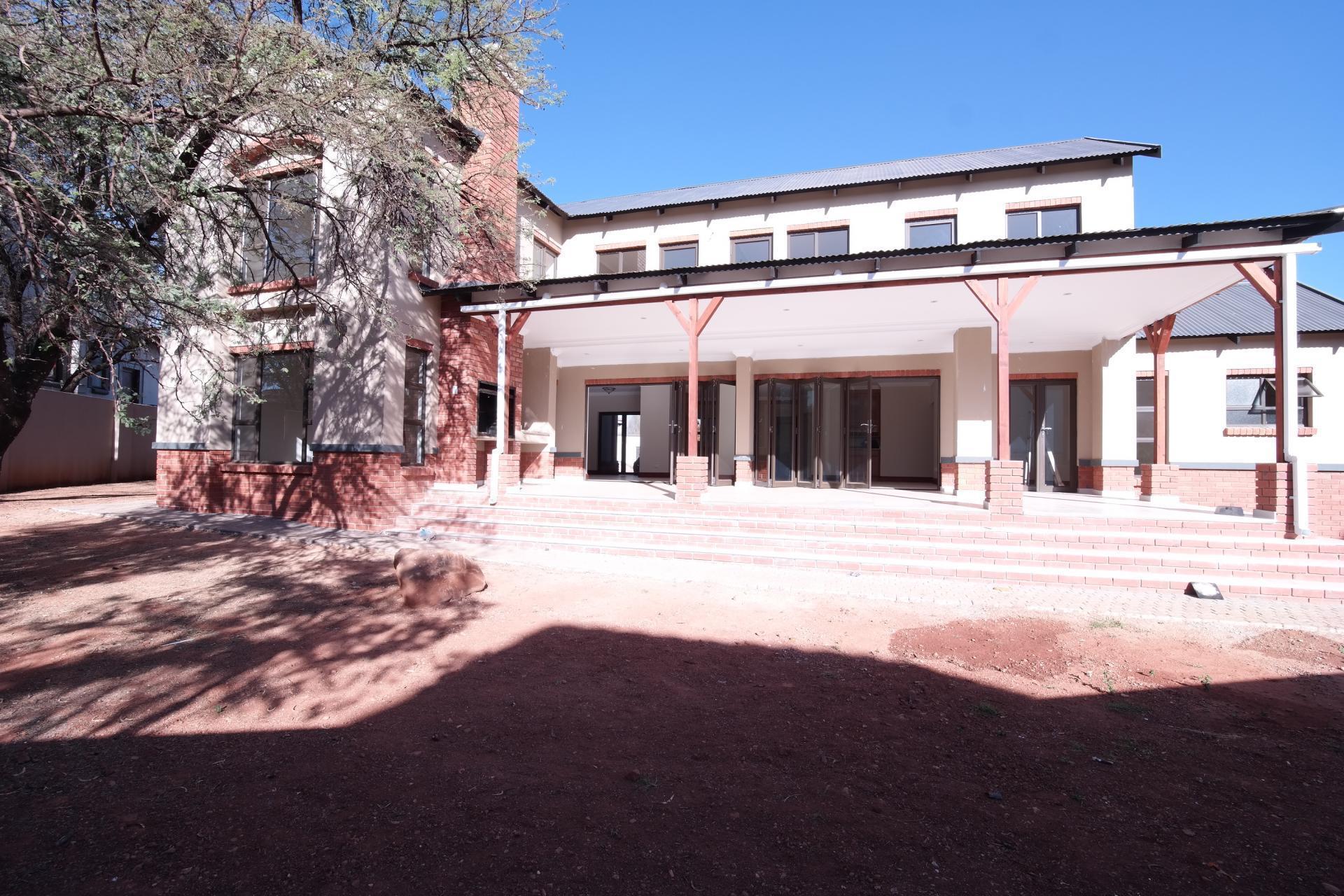 Backyard of property in The Wilds Estate