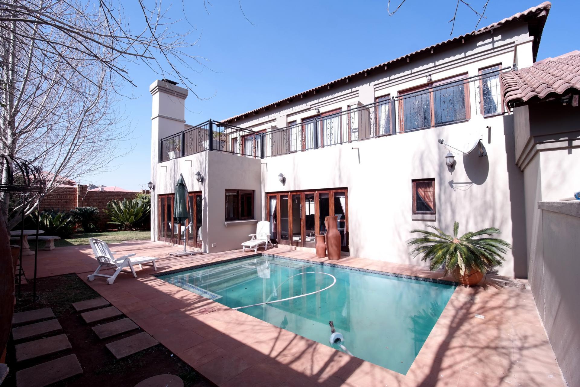 Backyard of property in The Wilds Estate