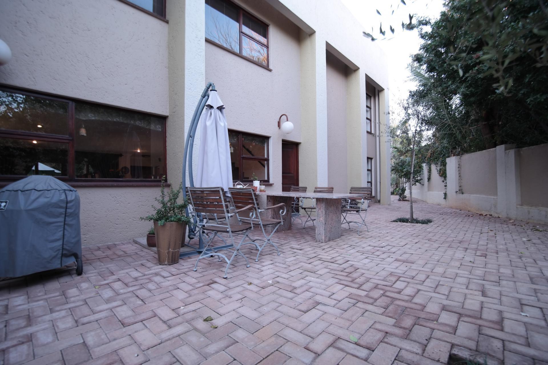 Backyard of property in Silver Lakes Golf Estate