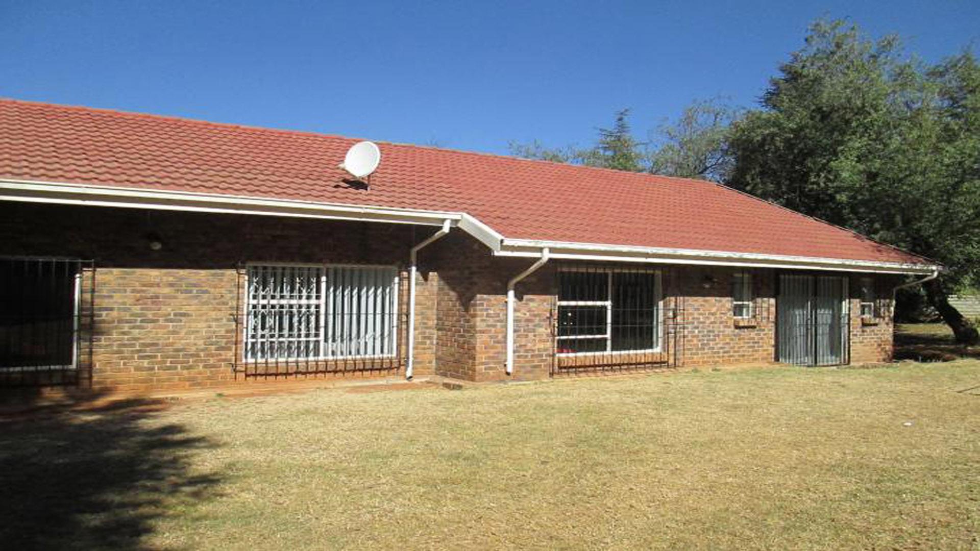 Backyard of property in President Park A.H.