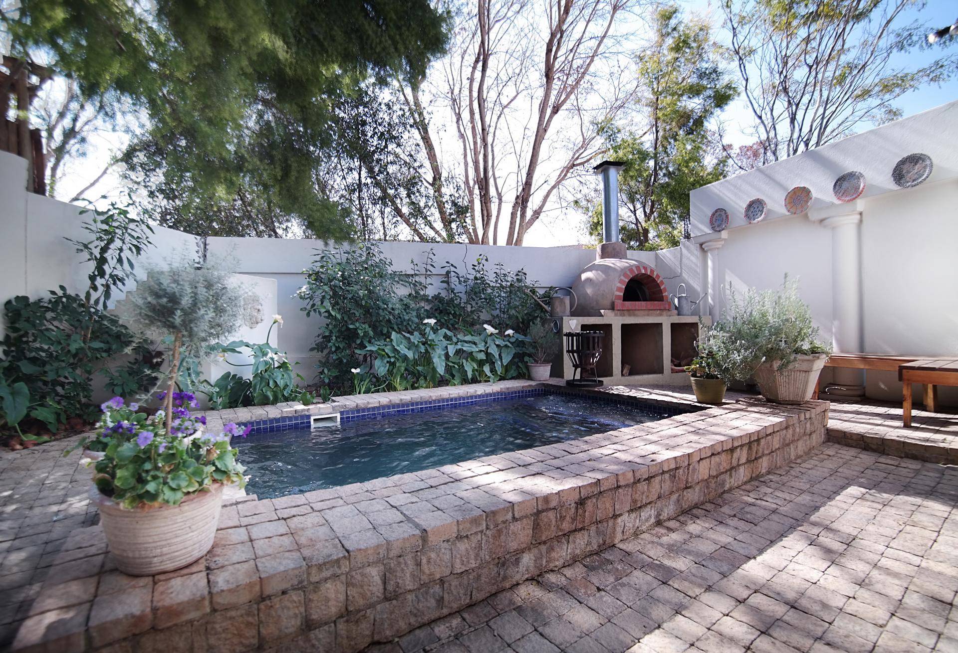 Patio of property in Silver Lakes Golf Estate