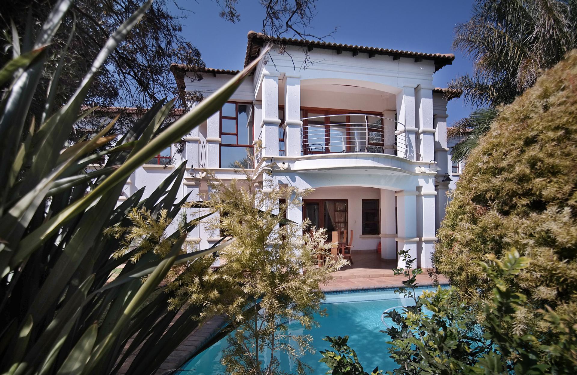 Backyard of property in Woodhill Golf Estate