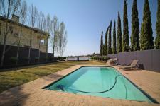 Backyard of property in Silver Lakes Golf Estate