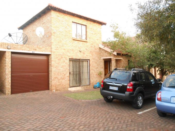 3 Bedroom Duplex for Sale For Sale in Witpoortjie - Private Sale - MR118460