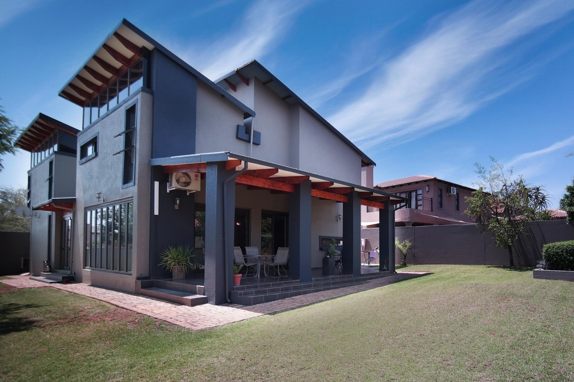 Backyard of property in Silver Stream Estate