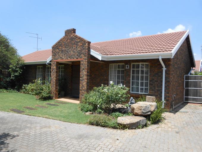 1 Bedroom Retirement Home for Sale For Sale in Vereeniging - Home Sell - MR124676