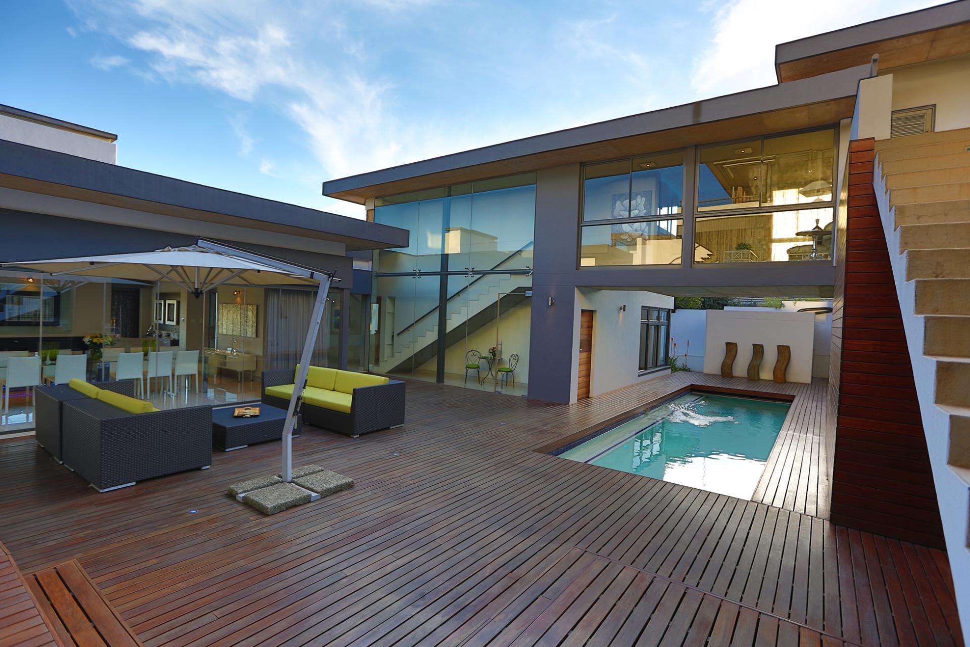 Patio of property in Silver Lakes Golf Estate